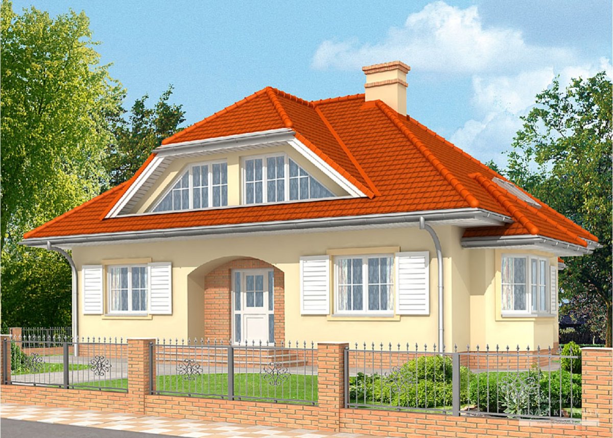 Кровля четырехскатная вальмовая