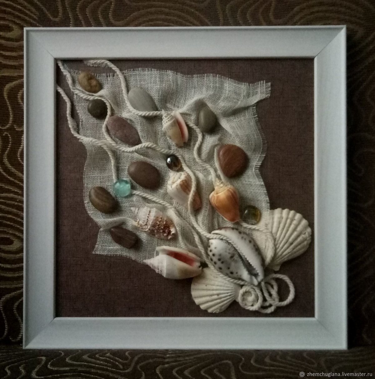 Рамка из ракушек своими руками быстро и красиво