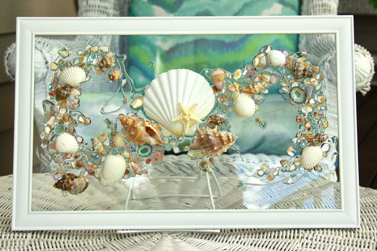 Декор из раковин устриц