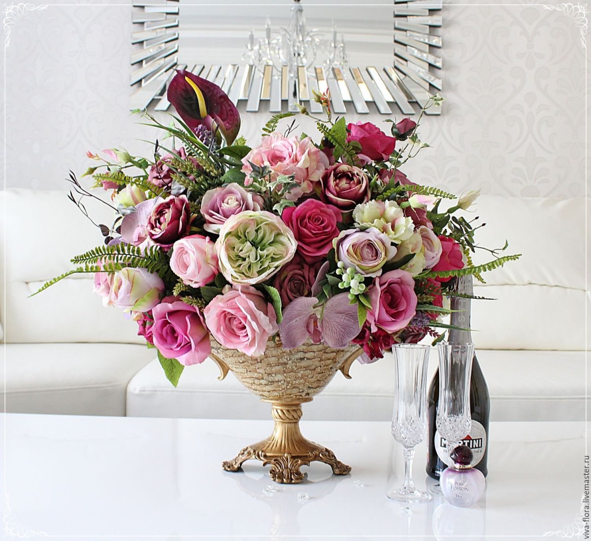 Композиция с цветами