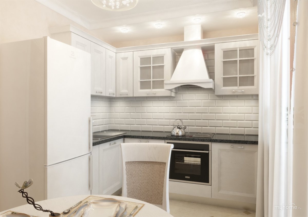 Кухня под потолок