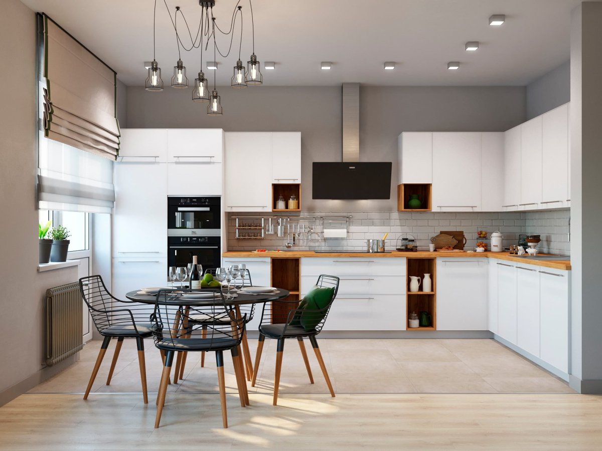 Светлые кухни