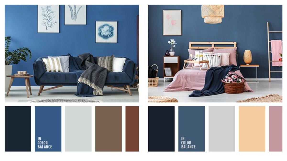 Яркий диван в интерьере