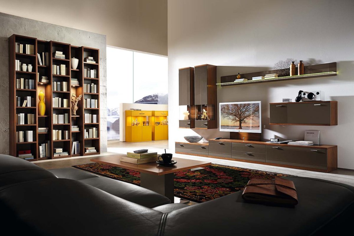 Подвесной шкаф в гостиную