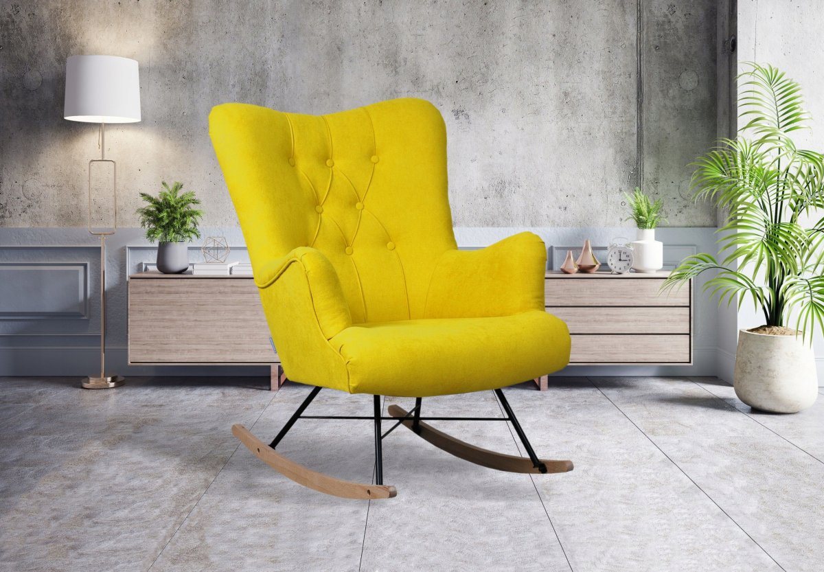 Интерьер в желтых тонах