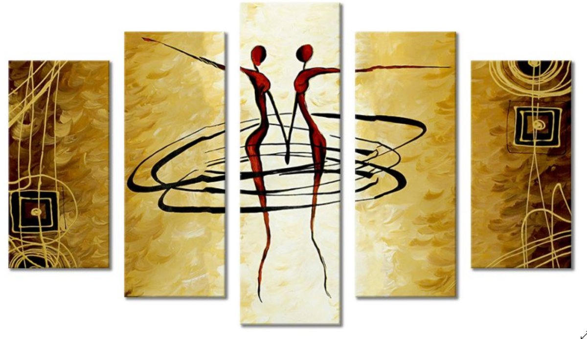 Интерьер для черного триптиха