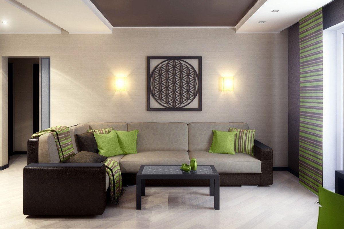 Яркие акценты в интерьере