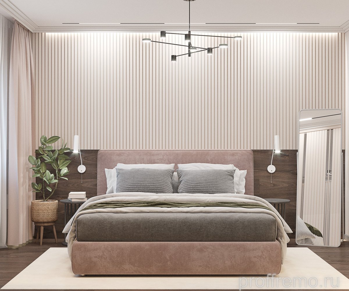 Рейки в изголовье кровати