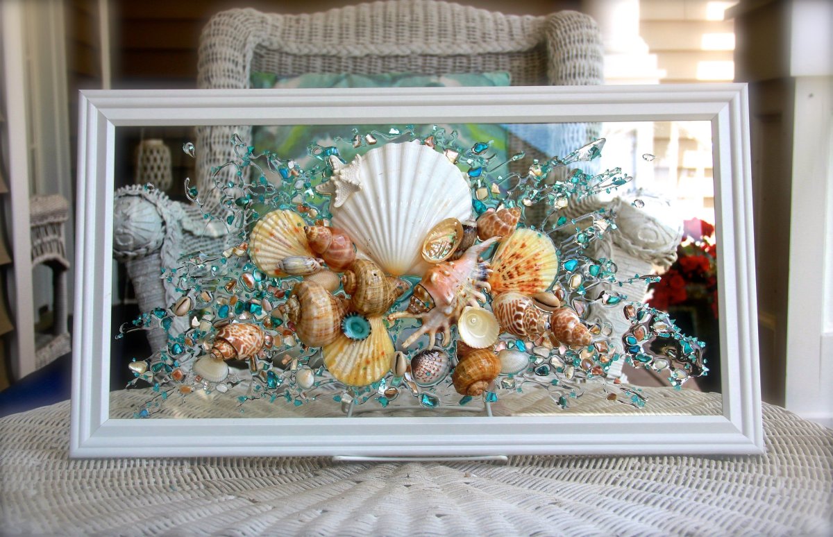 Ракушки в интерьере