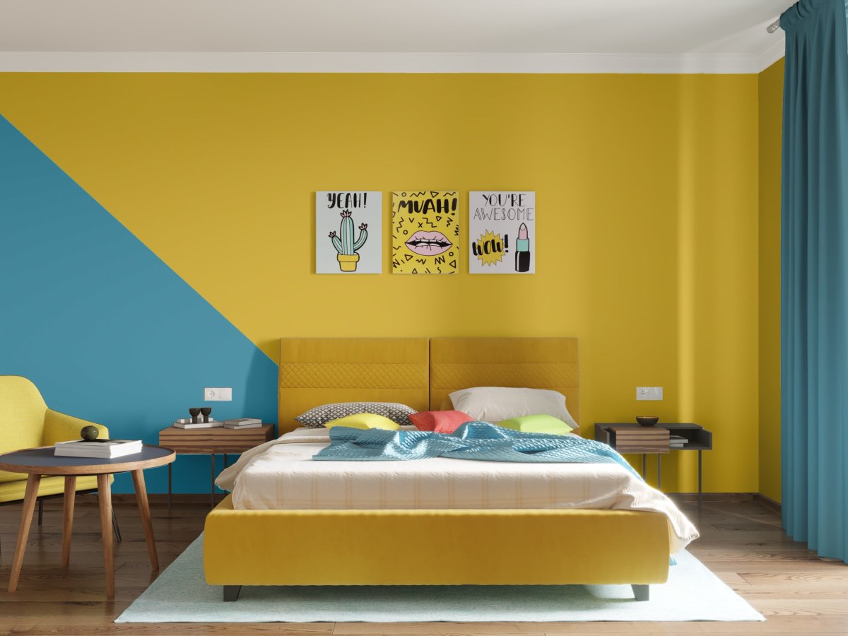 Краска для стен и потолков trend Farbe