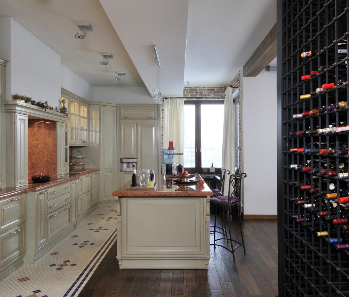 Винные полки современные