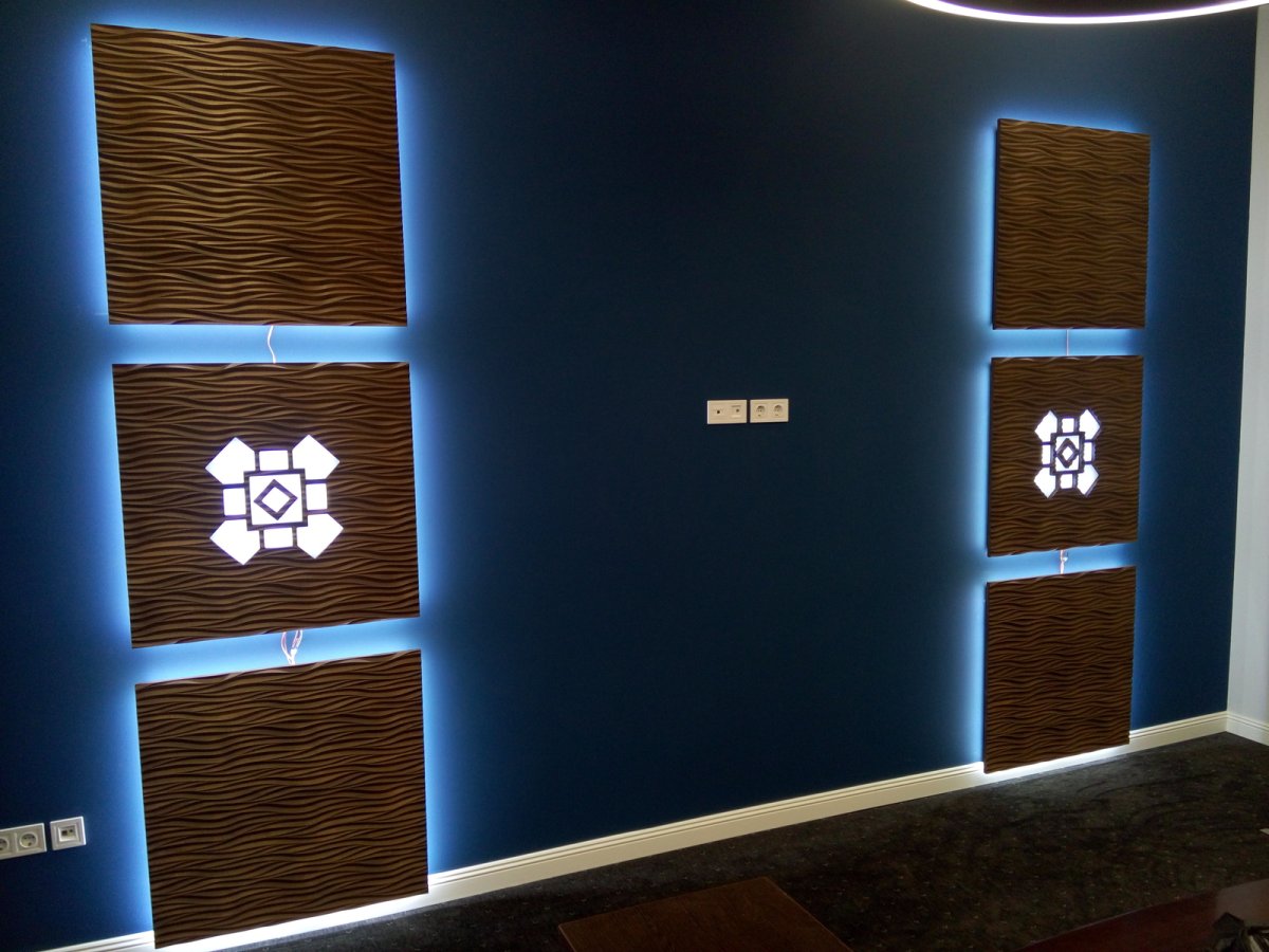 Декоративные панели с подсветкой