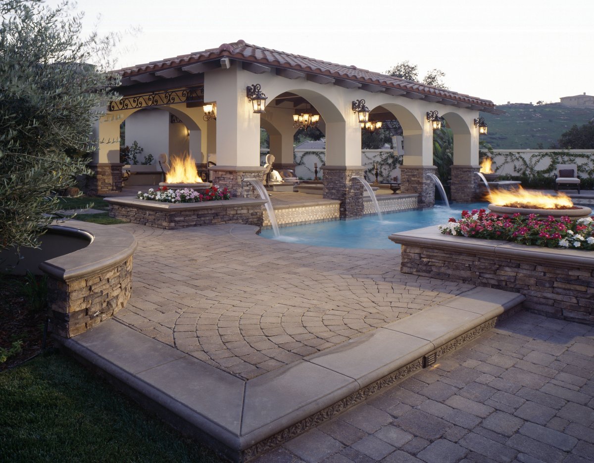 Терраса из камня