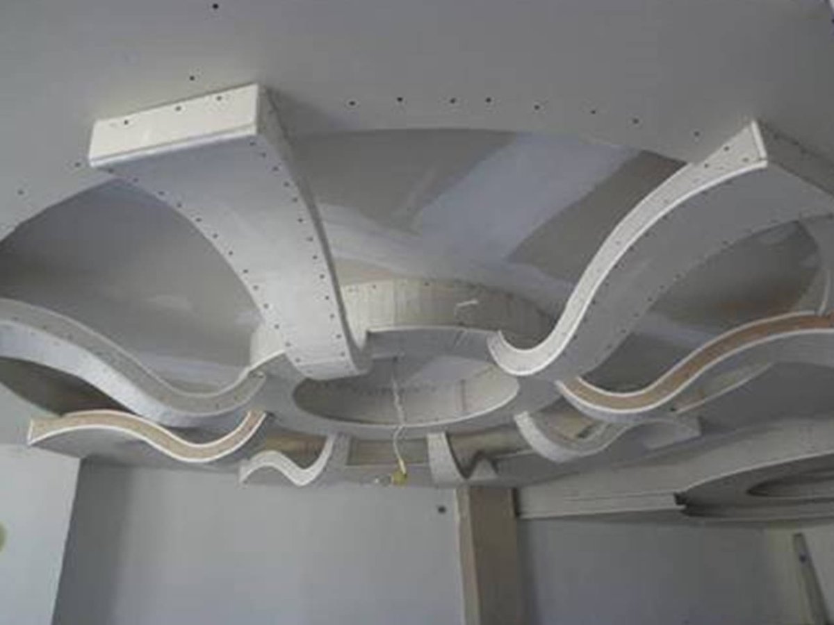 Потолки необычные с гипсокартона