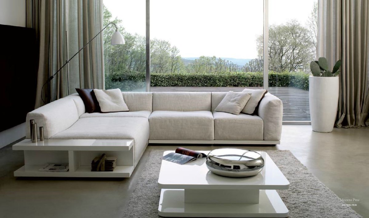 Секционные диваны для гостиной со спальным местом