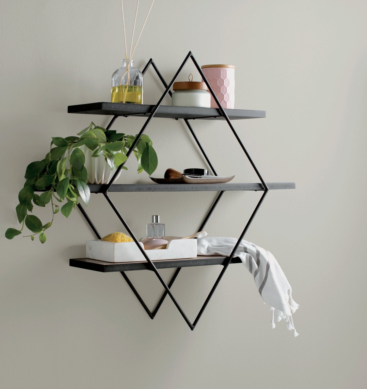 Этажерка для цветов в стиле лофт