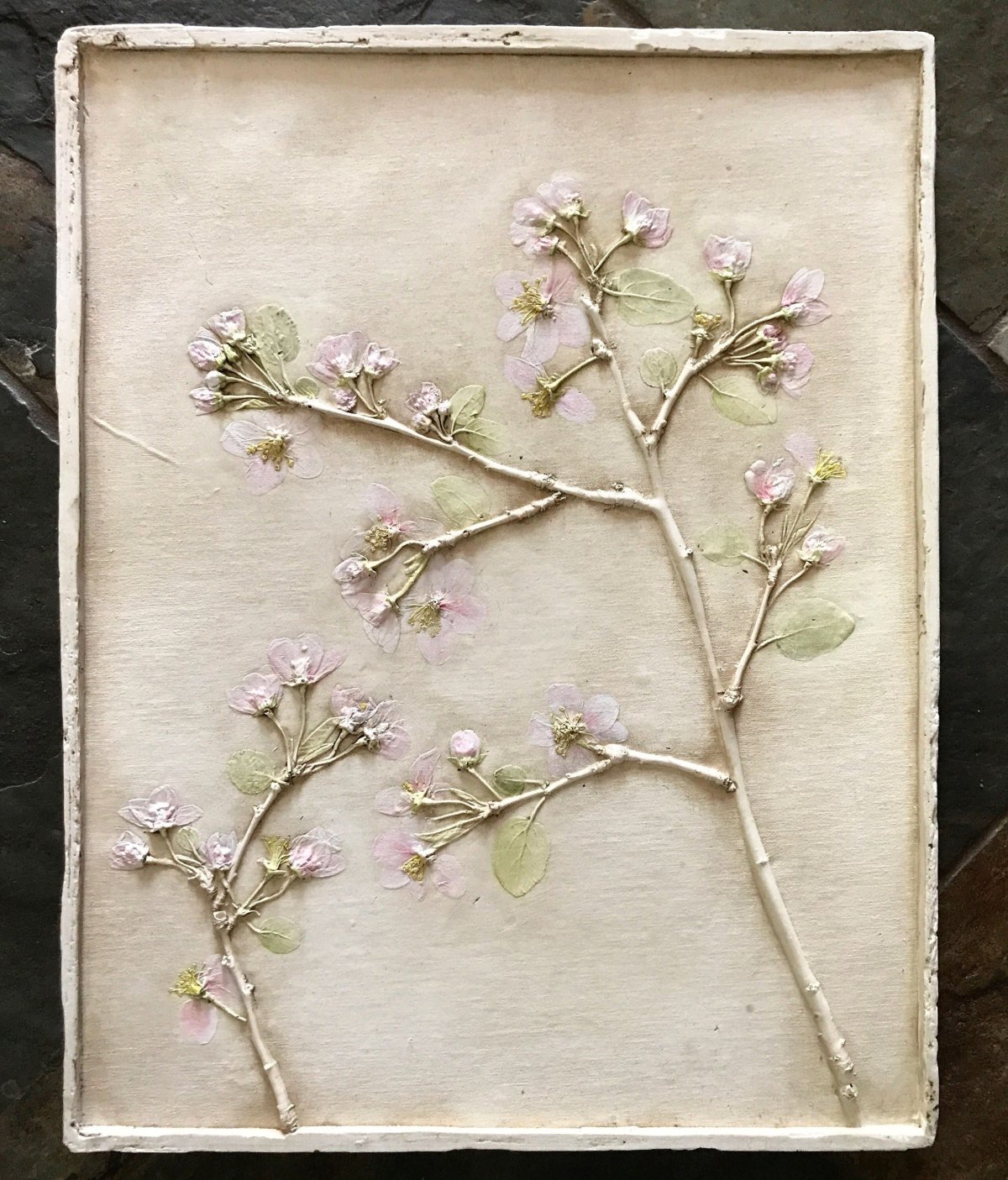 Рейчел Дейн (отливка из гипса с оттиска живых растений)