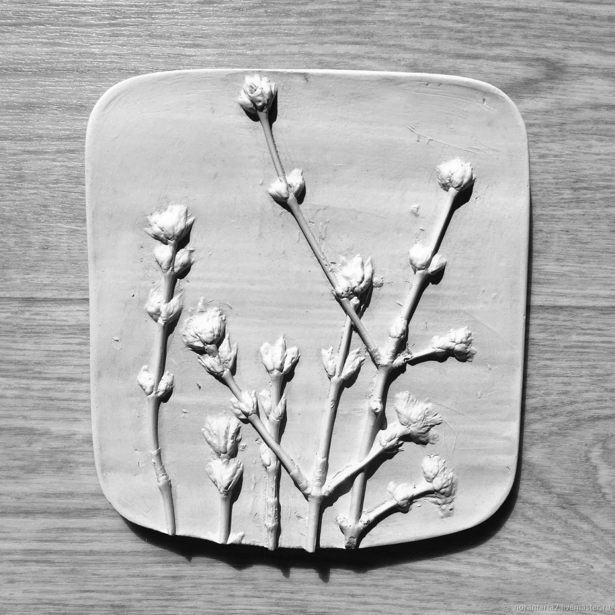 Botanical bas-Relief