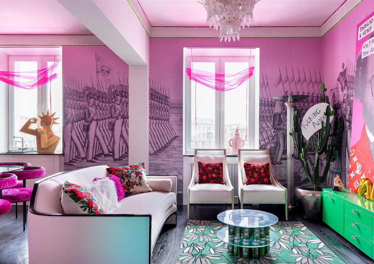 Прихожая в стиле бохо Шик