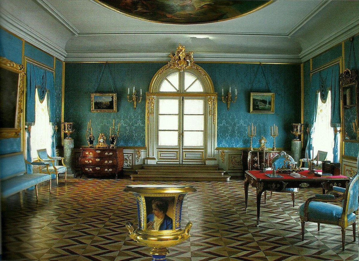 Большой Петергофский дворец куропаточная гостиная