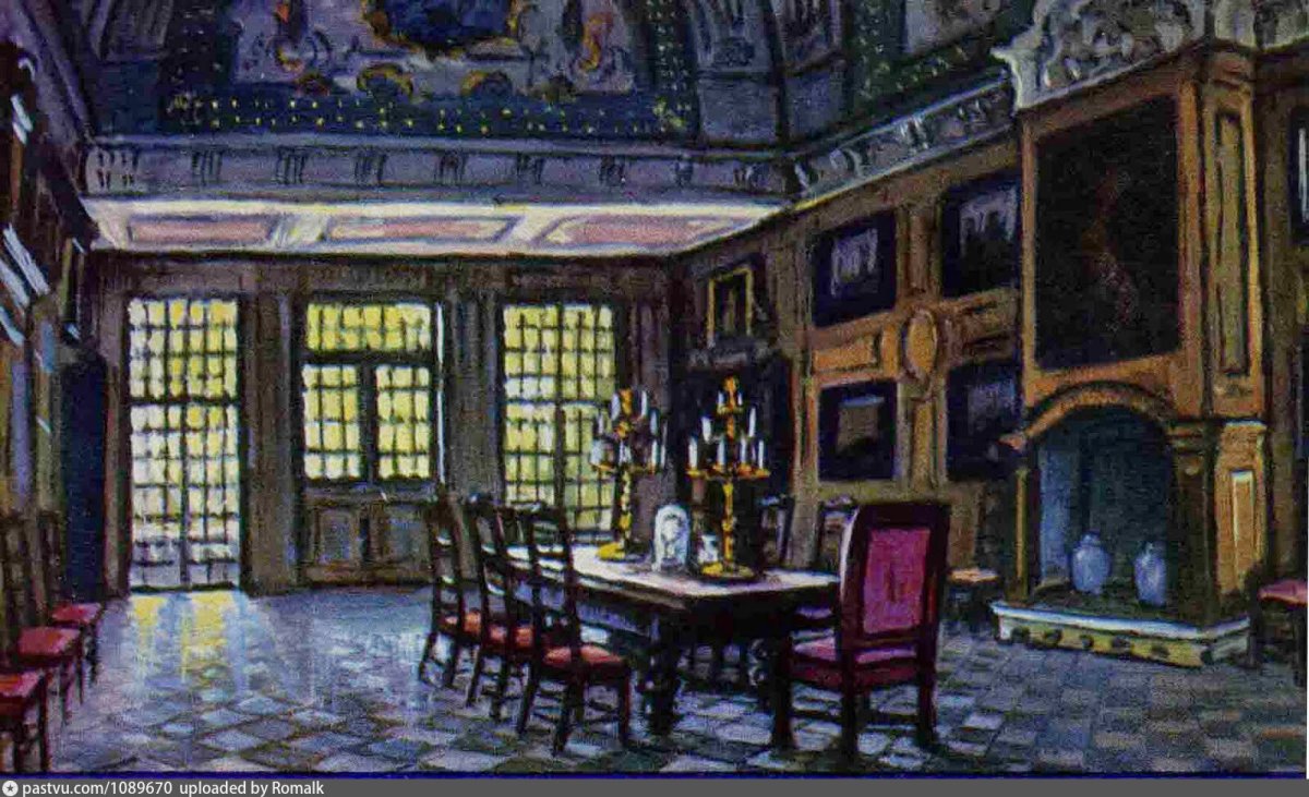 Рабочий кабинет Петра i в Монплезире