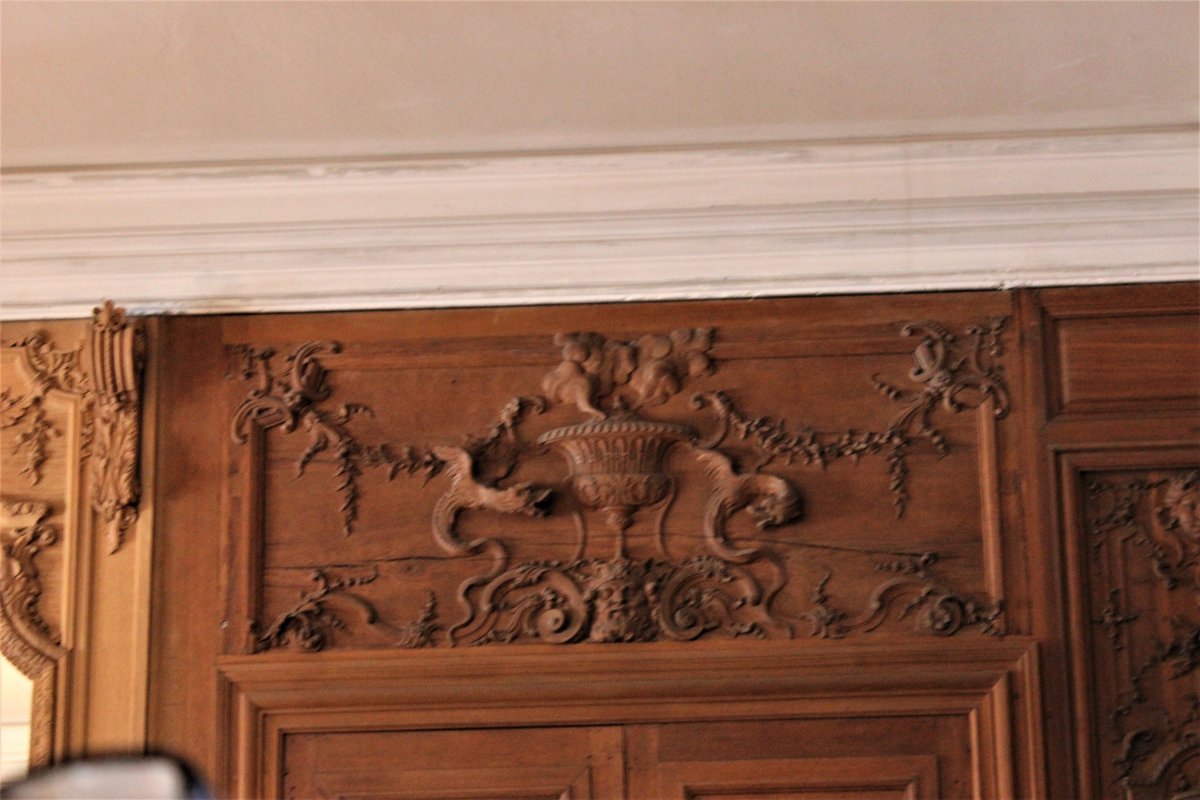 Дубовый кабинет Петра первого в Петергофе