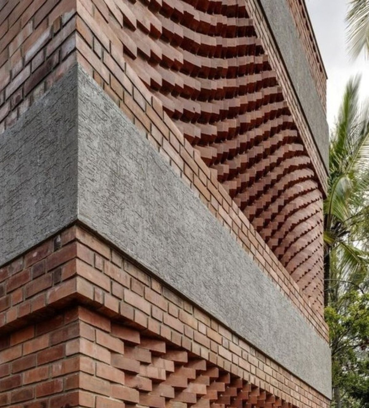 Кирпичные фасады необычные