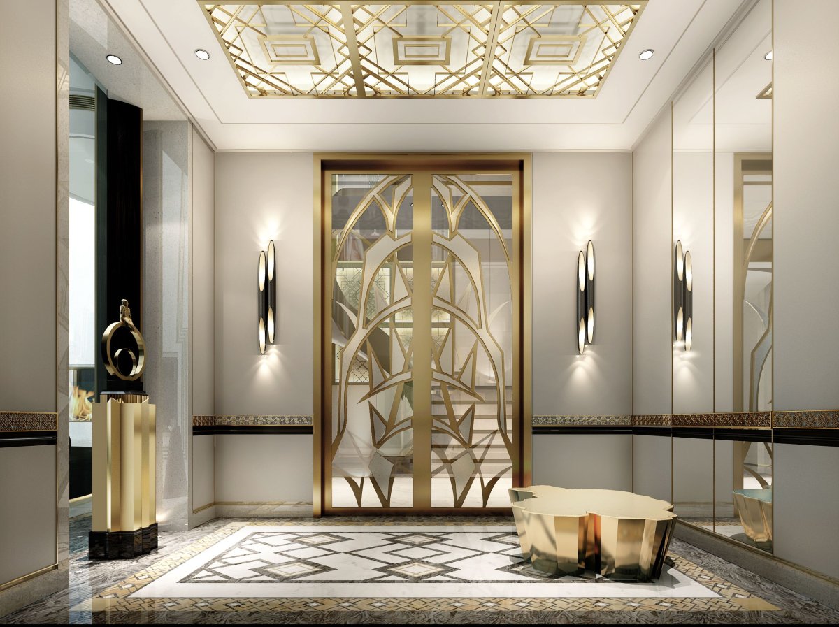 Зеркальное панно ар деко