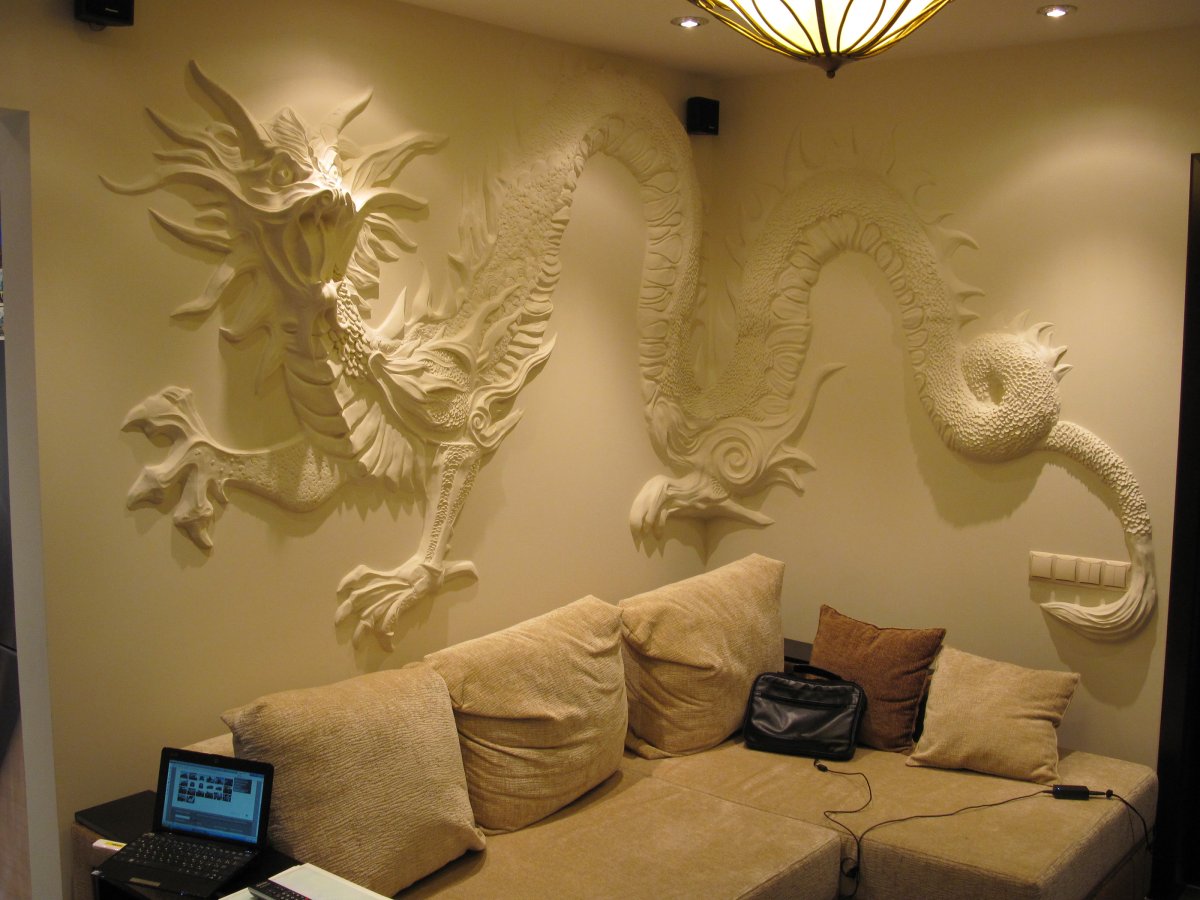 Ботанический барельеф МК