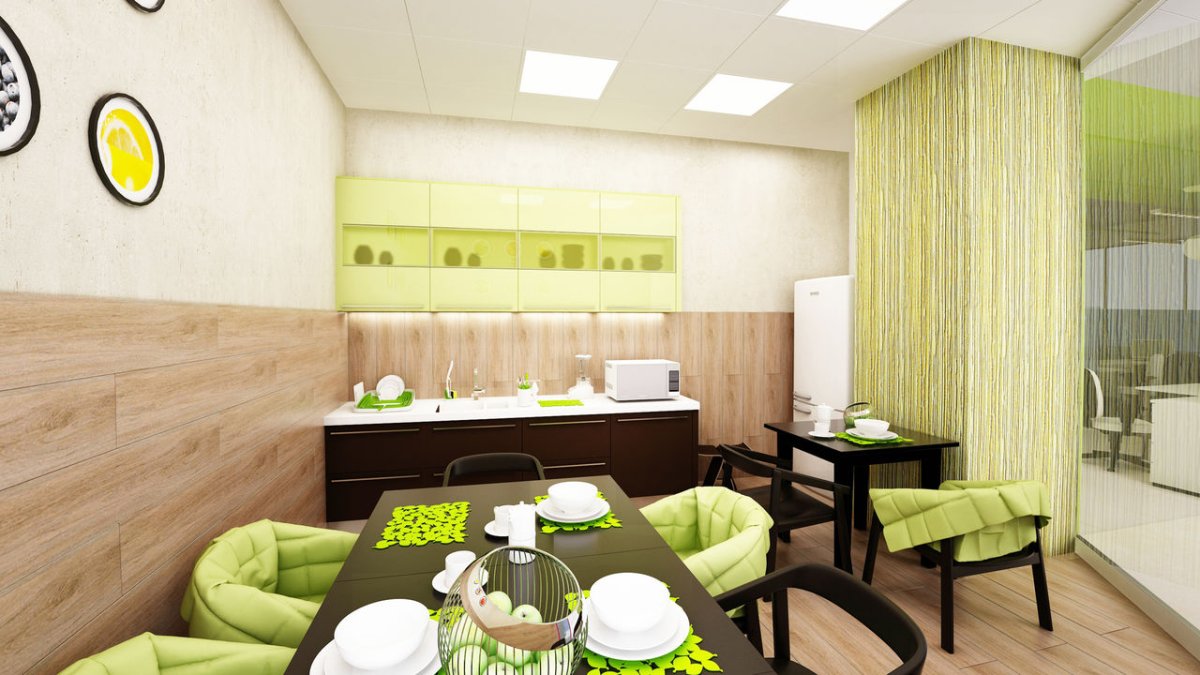 Обеденная зона в офисе