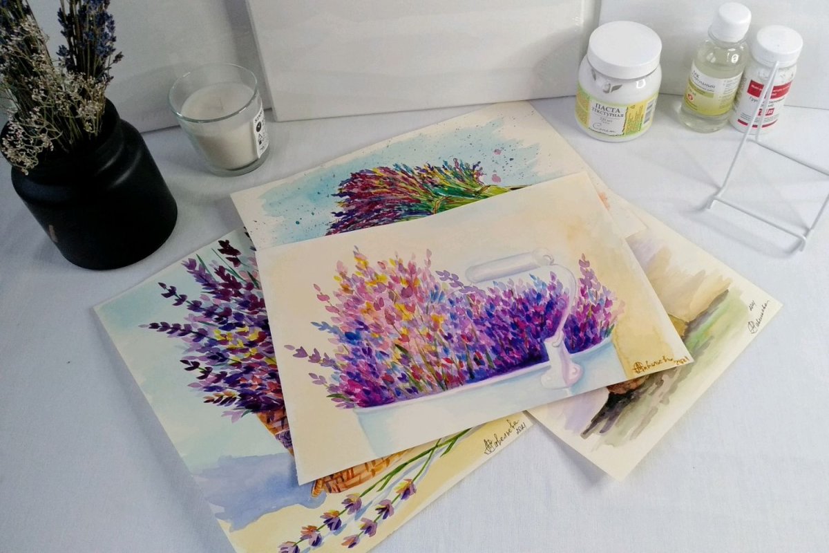 Улочки Прованса маслом