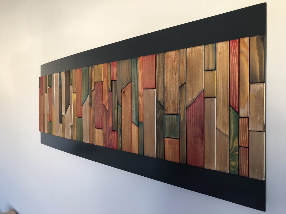 Деревянное панно на стену