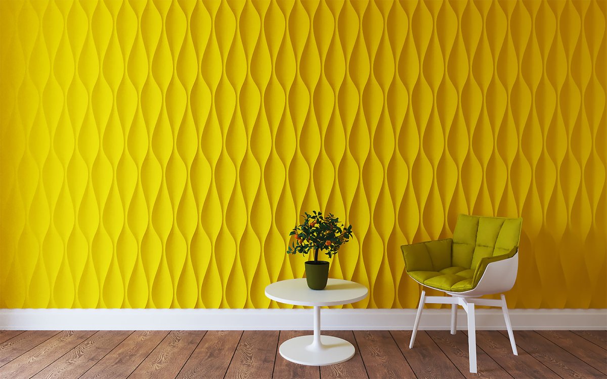 Разноцветные панели для стен