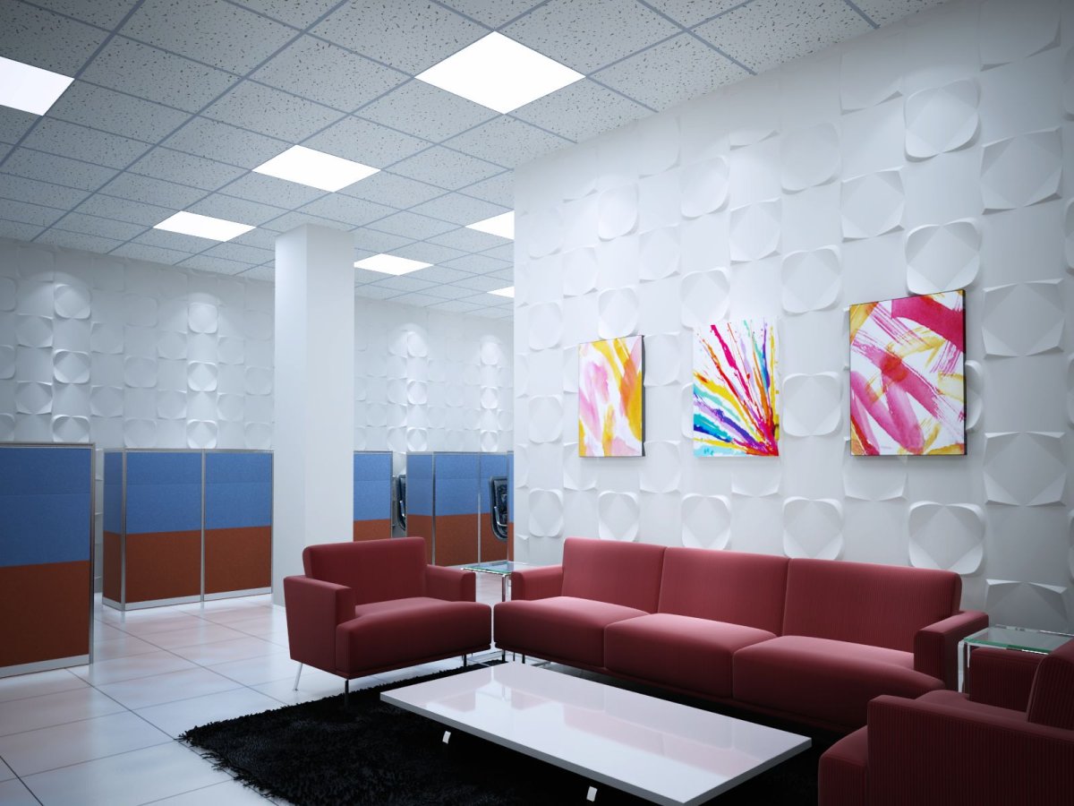 Металлические панели в интерьере