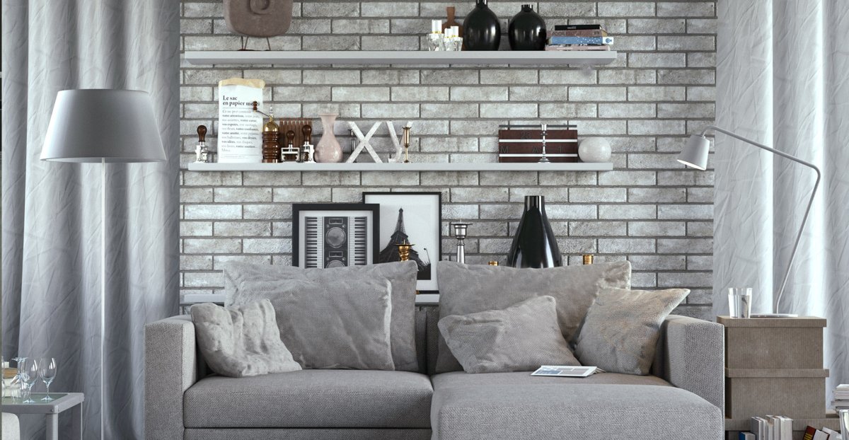 Керамогранит Brickstyle London дымчатый