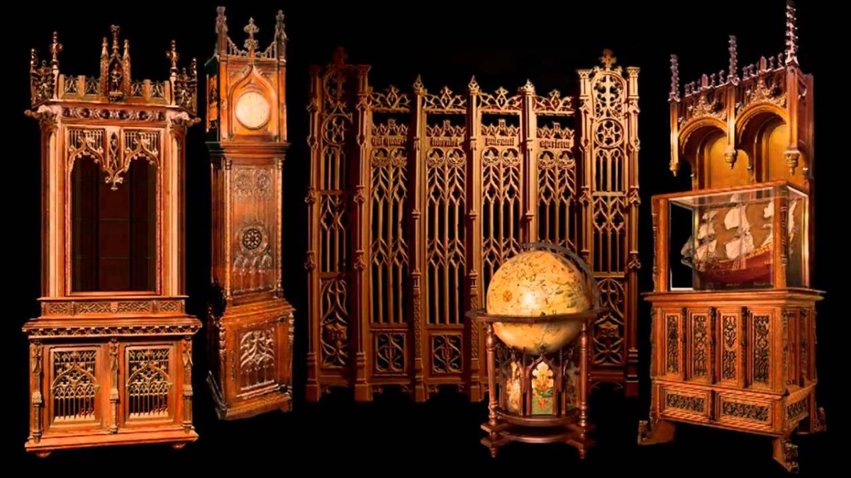 Готика мебель средневековья