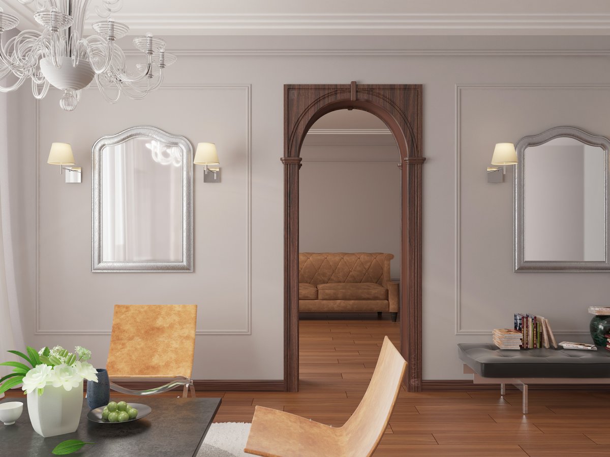Квадратная арка в интерьере 2022
