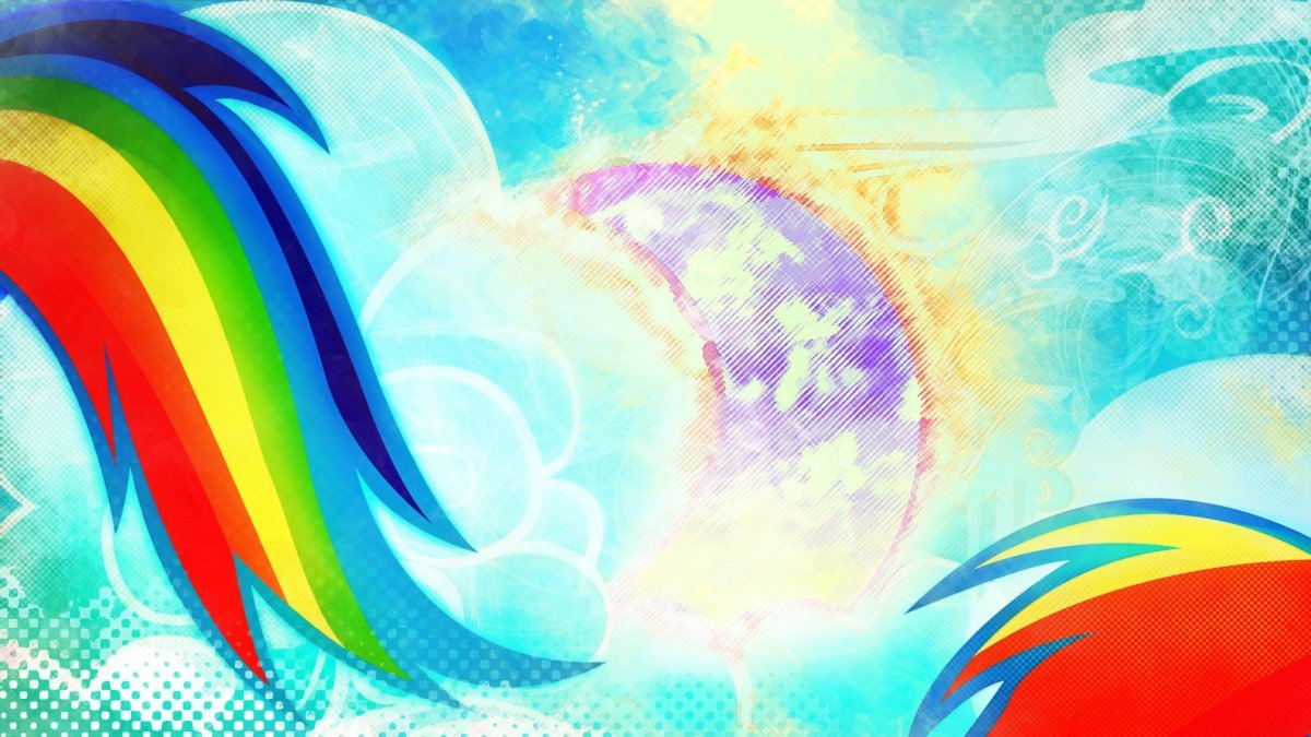 Радуга на стене