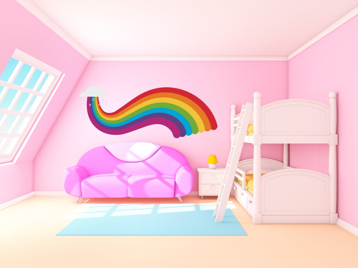 Радуга на стене