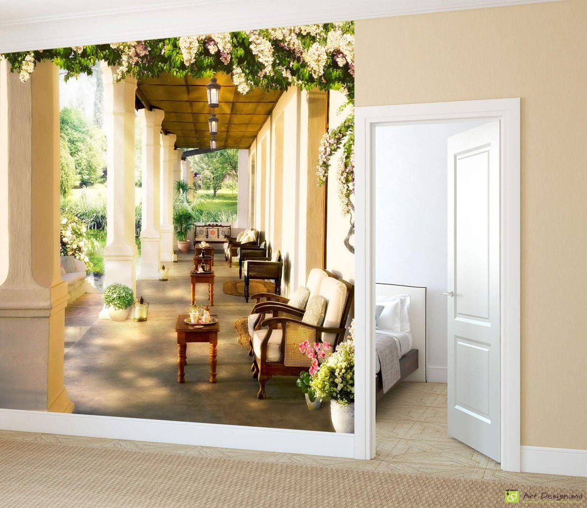 Арка квадратная межкомнатная