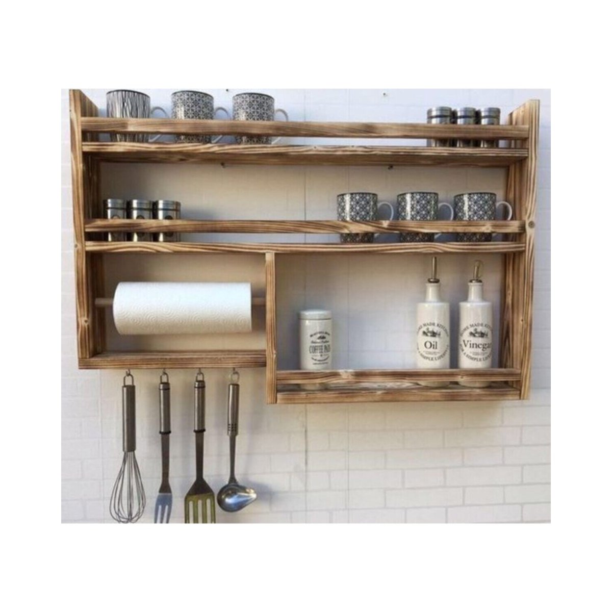 Деревянные полочки для кухни