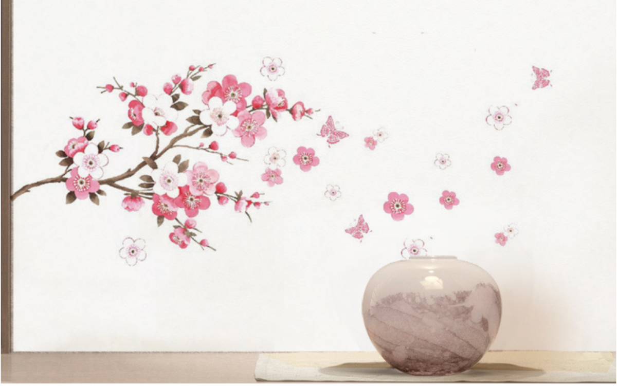 Наклейки на стену в японском стиле
