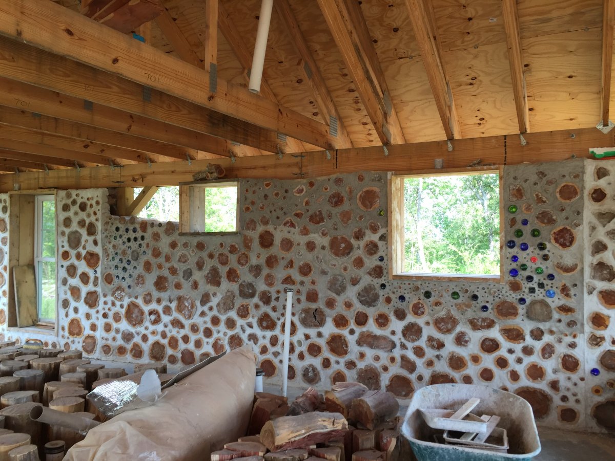 Канадская технология Cordwood