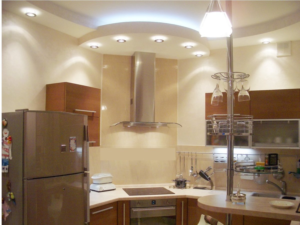 Кухонные арки из гипсокартона