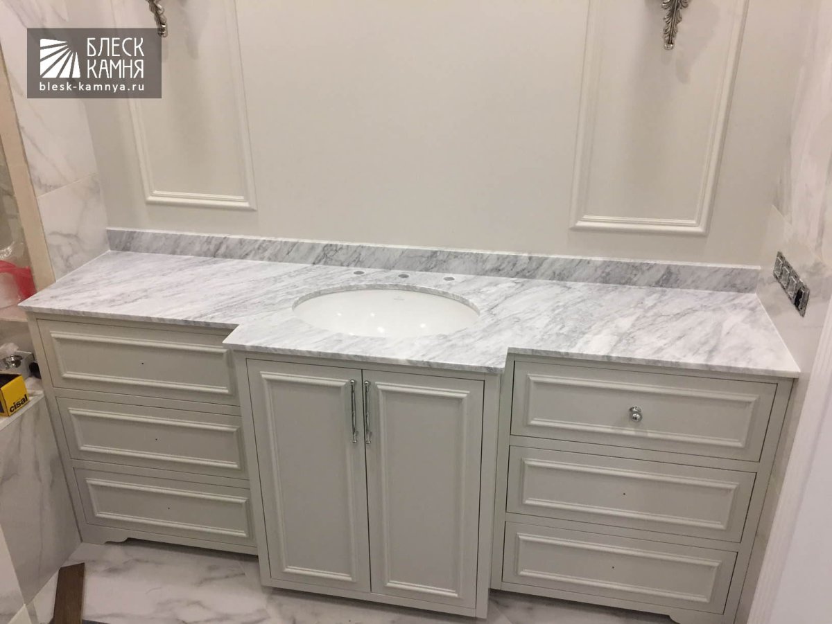 Мрамор Миланский столешница кедр