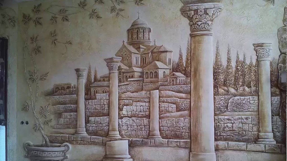 Эскизы для барельефа