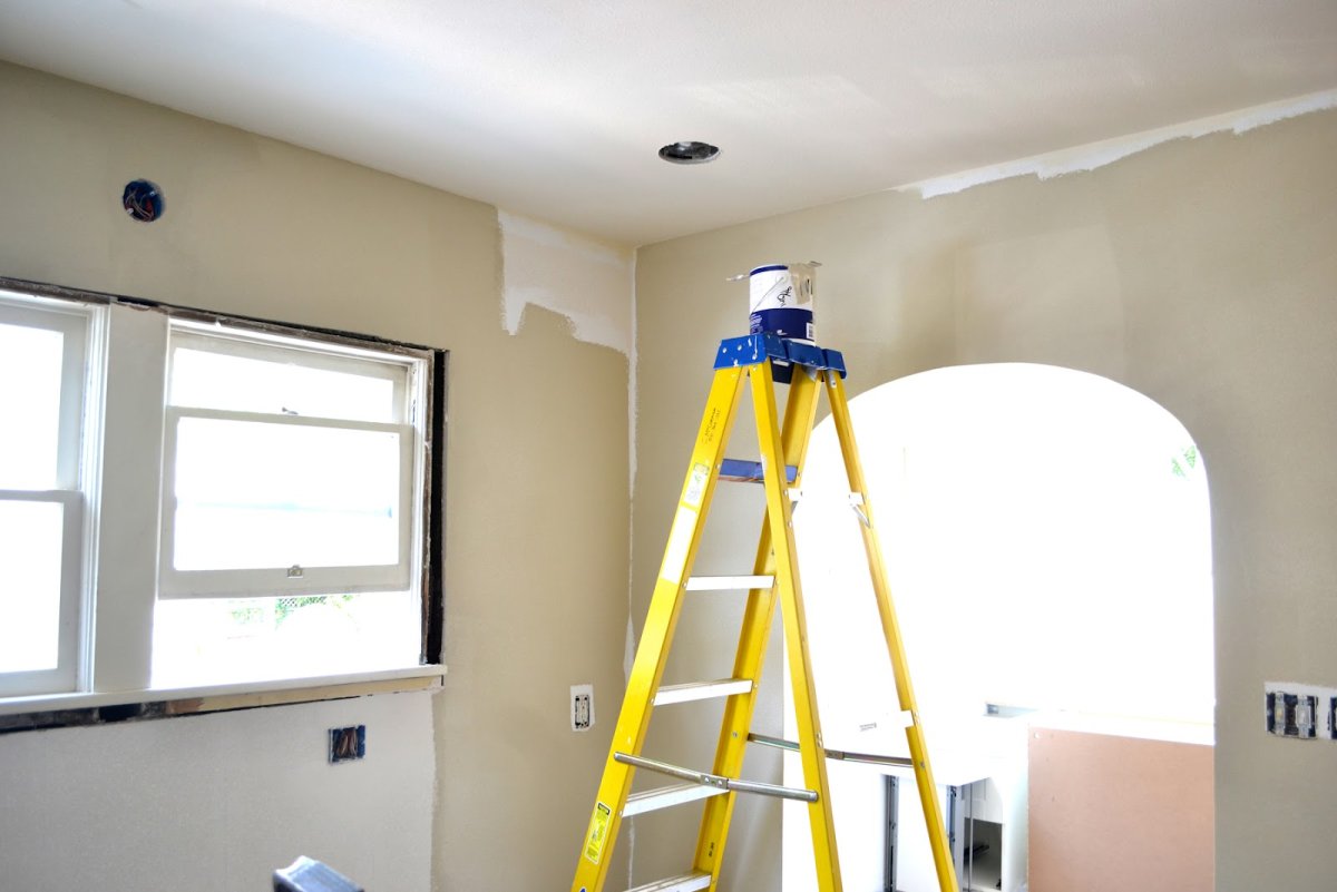 Бирюзовый потолок