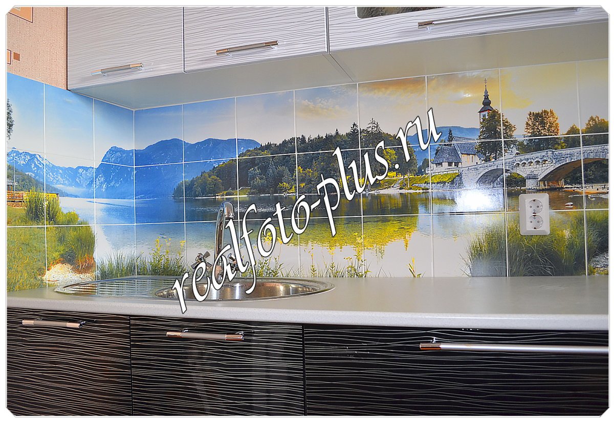 Стеклянное панно 60 на 30 подосы