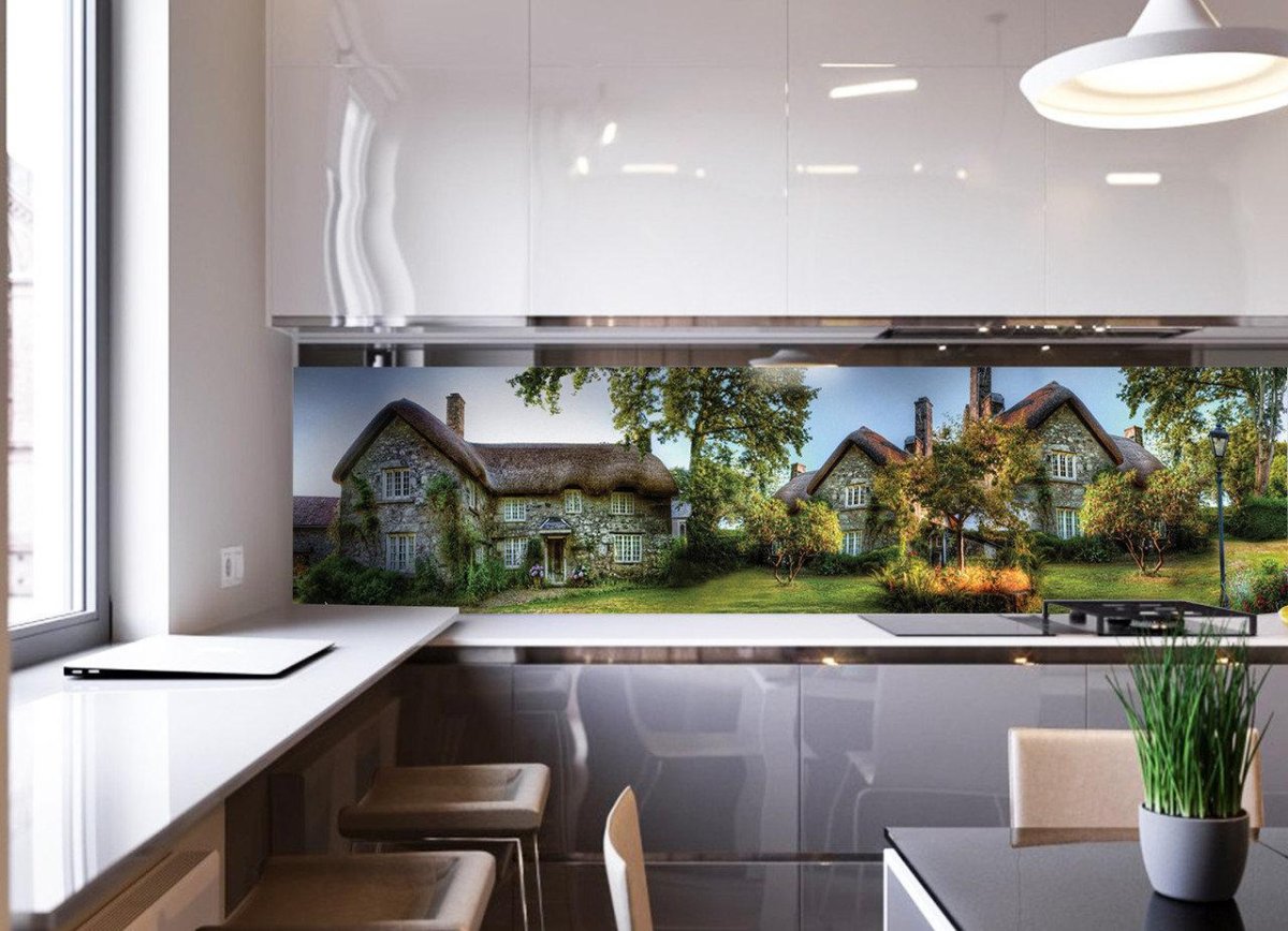 Стеклянное панно