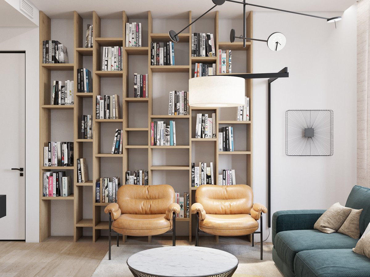 Полка "Wall Shelf-s (bas WL-001)" белая